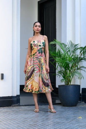 Flora Cut out Applique Dress image 1