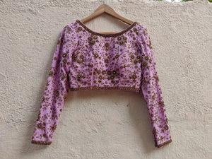 Lavender Sharmily Lehenga image 4