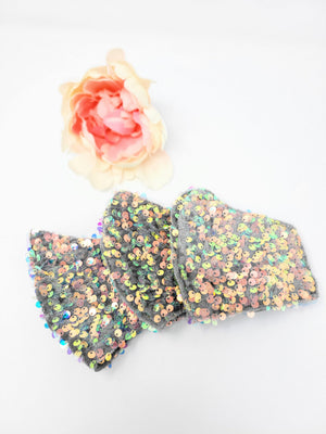 Sequins Velvet Face Mask image 3