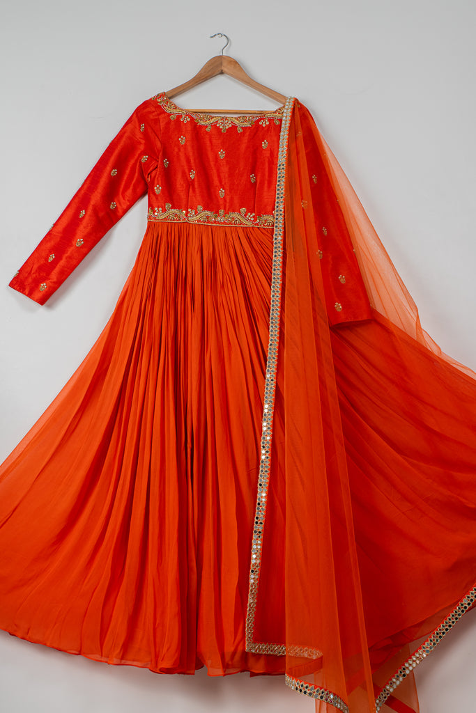 Tangelo Anarkali Set image 1