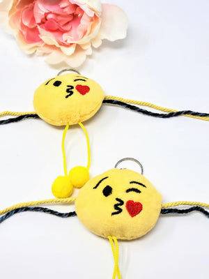 Kids Emoji Rakhis - Kiss 😘 image