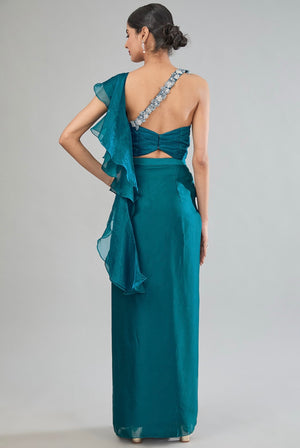 Drape skirt set image 3
