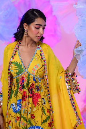Tuscan Kaftan Kurta Set image 3