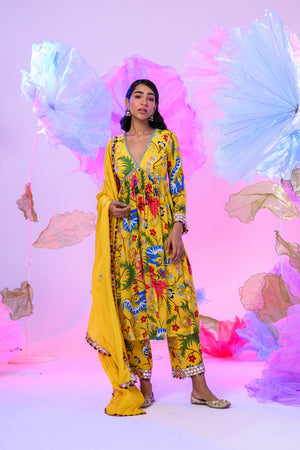 Tuscan Kaftan Kurta Set image 6