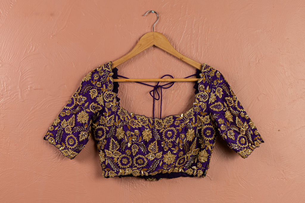 Violet Lehenga Set image 1