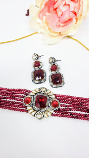 Ruby Choker Set image 0