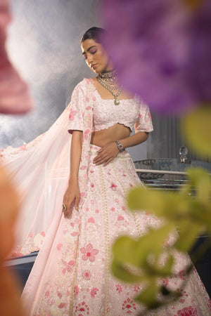 Baby Pink Sammy Lehenga Set image 4