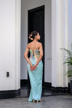 Gardenia Highlighted Corset With Skirt image 14