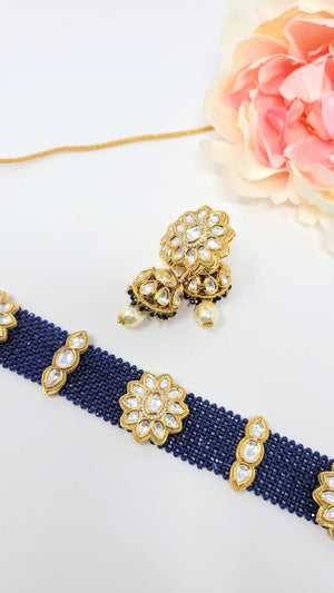 Navy Blue Choker Set image 0