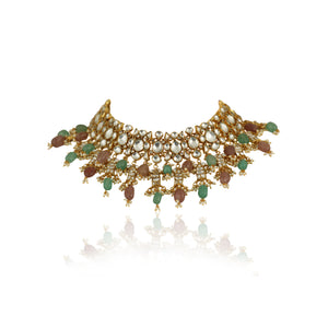 22KT Gold Plated Necklace Set image 1