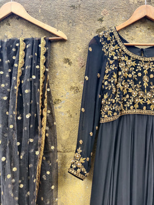 Black Anarkali image 1