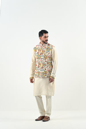 IVORY BLOOM HIGHLIGHTED BUNDI SET image 1
