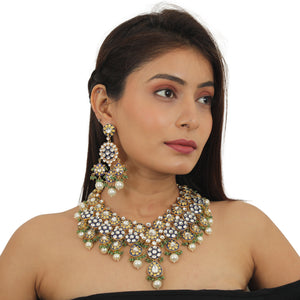 Sea Green Minawork Necklace Set image 6