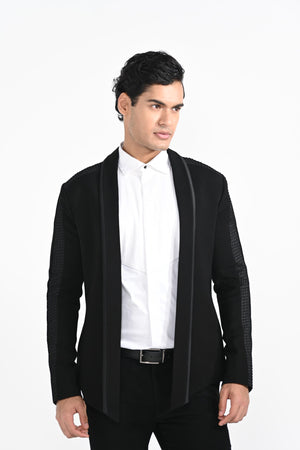 Open Blazer With Pintuck Detailing image 2