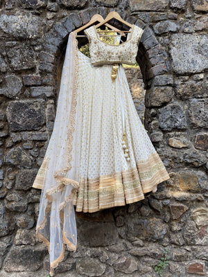 Ivory Sharmily Lehenga Set - L image