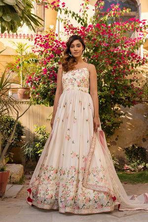 Classic Embroidered Anarkali Set image 4