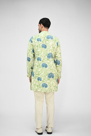 Peacock Kurta Full Set image 2