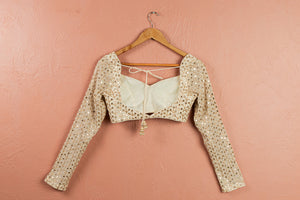 Ivory Radiant Sequin Lehenga Set image 2