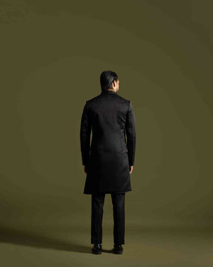 Black Achkan Set image 2