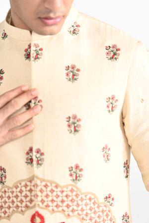 Rajasthani Floral Nehru with Butta Kurta image 5