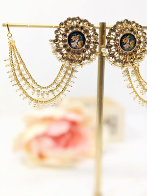 Radha Art Earrings image 1