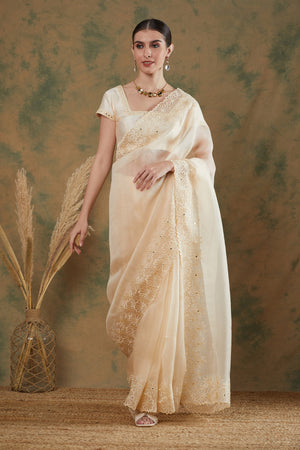 Ivory Saree - S image