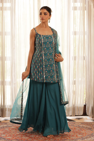 Floral Printed Straight Kurta image 9