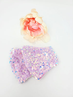 Sequins Velvet Face Mask image 1
