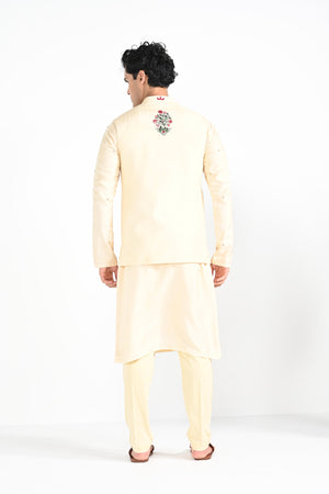 Rajasthani Floral Nehru with Butta Kurta image 8