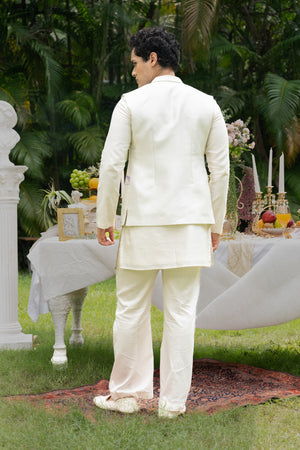 Chivar Nehru Kurta Set image 3