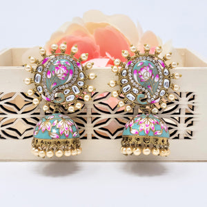 Keri Earrings - Aqua image