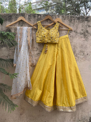 Yellow KNV palazzo set image 4