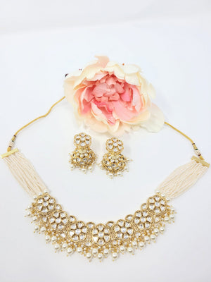 White Pearl Choker Set image 1