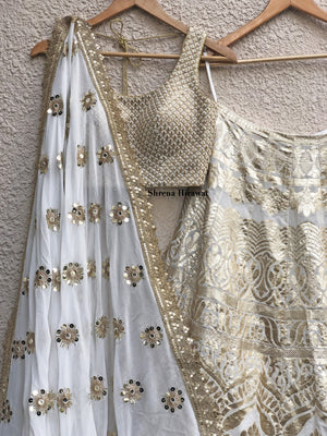 Ivory Lehenga Set image 2