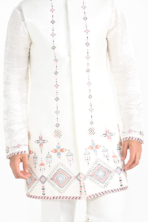 Shamlimaar Nehru with butta Kurta Set image 13