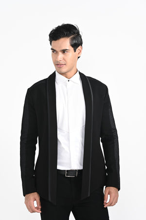 Open Blazer With Pintuck Detailing image 3