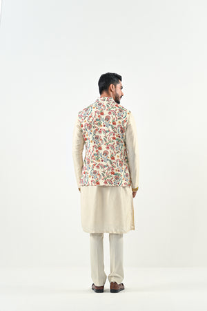 IVORY BLOOM HIGHLIGHTED BUNDI SET image 2