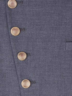 Splash of Gold Bundi Jacket - Blue image 2