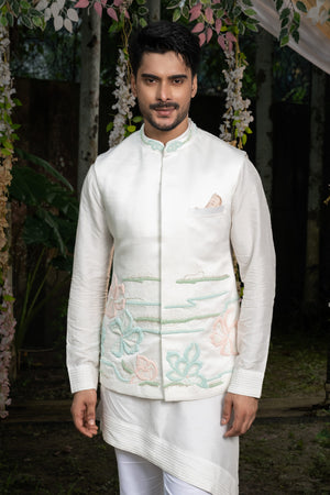 Luce Nehru Kurta Set - Custom image