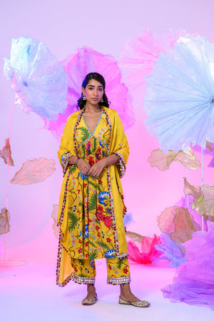 Tuscan Kaftan Kurta Set image 2