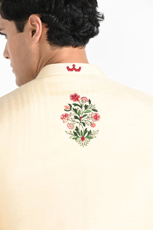 Rajasthani Floral Nehru with Butta Kurta image 7