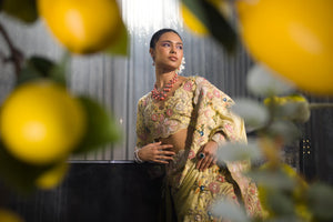 Mix Heavy Work Saree image 2