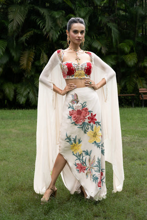 Butterfly Skirt Cape Set - XL image