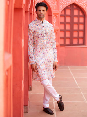 Geometric Print Kurta Set - S image