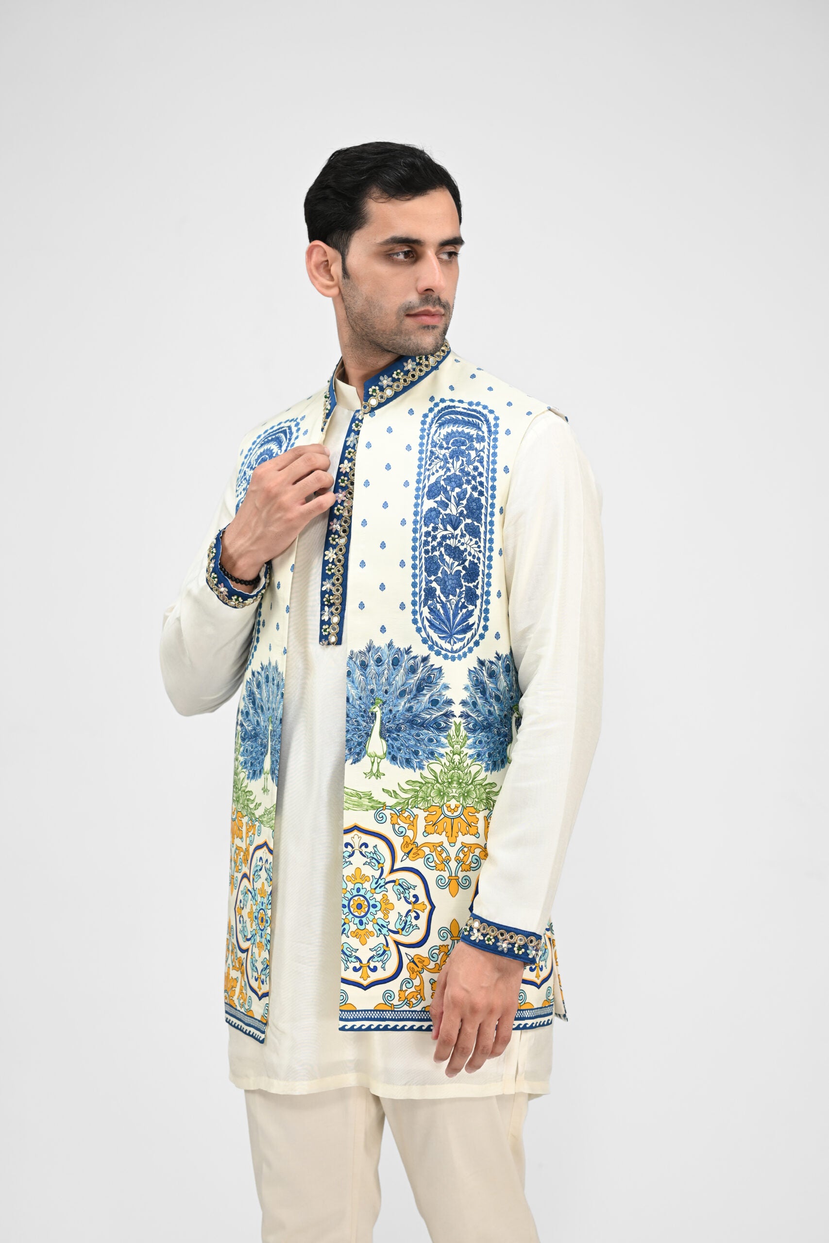Royal Peacock Half Jacket Full Set image 1