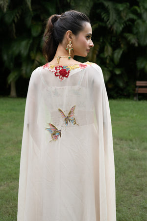 Butterfly Skirt Cape Set image 4