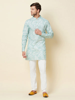 Tropical Print Kurta - Custom image