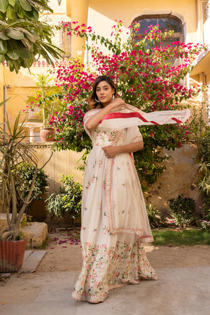 Classic Embroidered Anarkali Set image 3