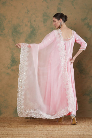 Baby Pink Anarkali image 2