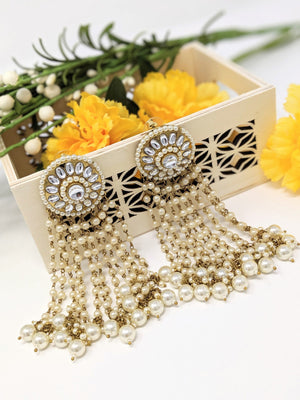 Heer Earring - White image